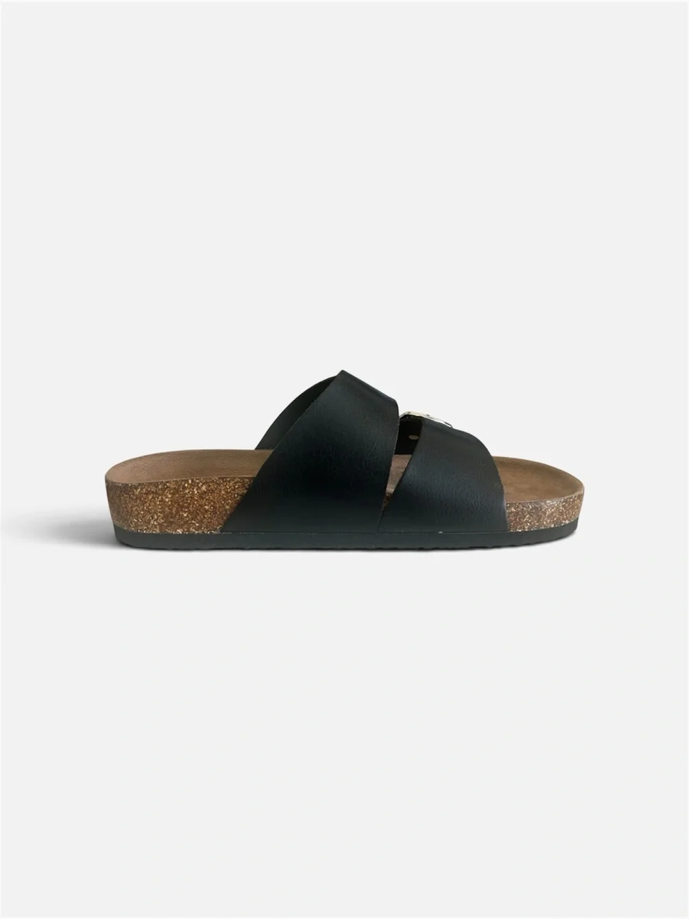 Time and Tru Women’s Cork Footbed Slide Sandals Size 10